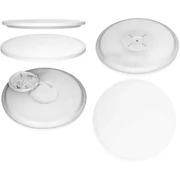 Plafondlamp | ADVITI VITO | Wit | Incl. Lichtbron (Dimbaar) (App) | Ø400x25(h)mm