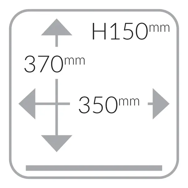 Vacumeermachine | I-VAC | Seallengte 345mm | Sealkamer 350x370x150mm | Sealtijd 12-32sec | Touchscreen | 451x543x454(h)mm