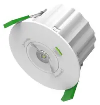 Profolux Noodverlichting | Groen/Wit | Incl. Lichtbron | Ø104x66(h)mm