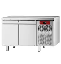 Diamond Koelwerkbank | PLATINUM LINE | Energiezuinig | 260L | 2 Deuren (1/1 GN) | -2°C/+8°C | Geforceerd | Vochtigheid Instelbaar | 1351x680x900(h)mm