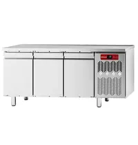 Diamond Koelwerkbank | PLATINUM LINE | Energiezuinig | 405L | 3 Deuren (1/1 GN) | -2°C/+8°C | Geforceerd | Vochtigheid Instelbaar | 1799x680x900(h)mm 