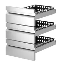 Diamond Ladenblok | PLATINUM LINE | RVS | 3 Laden | 1/1 GN 