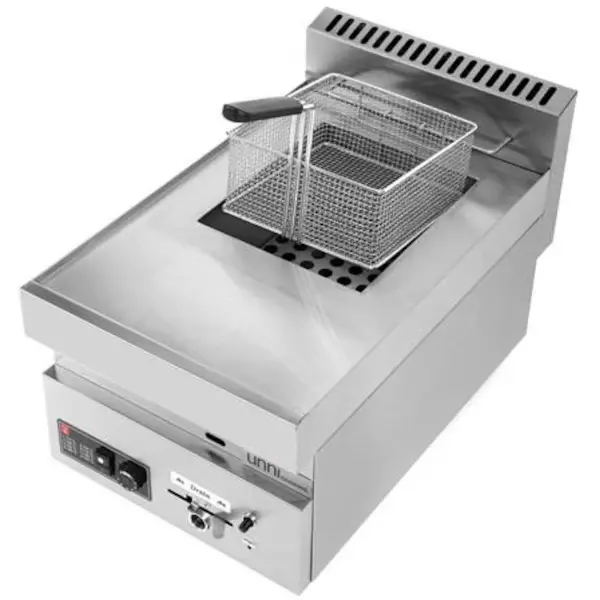 Friteuse | 650 SERIE | Gas | 8L | 90°C/190°C | 6.5kW | Aftapkraan | 400x650x350/540(h)mm