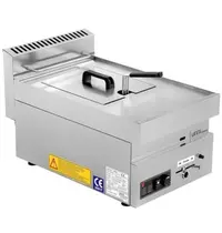 UNNI-COOKING Friteuse | 650 SERIE | Gas | 8L | 90°C/190°C | 6.5kW | Aftapkraan | 400x650x350/540(h)mm
