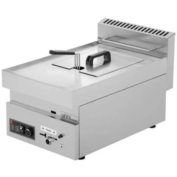 Friteuse | 650 SERIE | Gas | 8L | 90°C/190°C | 6.5kW | Aftapkraan | 400x650x350/540(h)mm