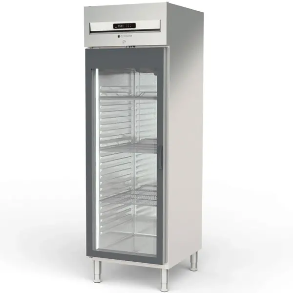 Koelkast | 645L (2/1 GN) | RVS | -2°C/+8°C | Geforceerd | Temperatuur-/Deuralarm | 680x860x2110/2175(h)mm