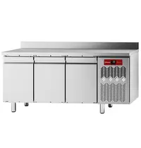 Diamond Koelwerkbank | PLATINUM LINE | Energiezuinig | 405L | 3 Deuren (1/1 GN) | -2°C/+8°C | Geforceerd | Vochtigheid Instelbaar | Achteropstand | 1799x680x900(h)mm 
