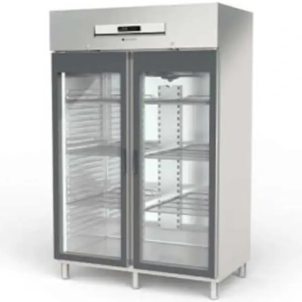 Koelkast | 1404L (2/1 GN) | RVS | -2°C/+8°C | Geforceerd | Draaideuren | Temperatuur-/Deuralarm | 1370x860x2110/2175(h)mm
