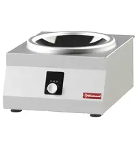 Diamond Inductiewokplaat + Wokpan | WOK LINE | 1 Kookpunt (Ø290) | 3.5kW (230V) | 400x455x238(h)mm 