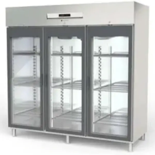 Koelkast | 2197L (2/1 GN) | RVS | -2°C/+8°C | Geforceerd | Draaideuren | Temperatuur-/Deuralarm | 2055x860x2110/2175(h)mm