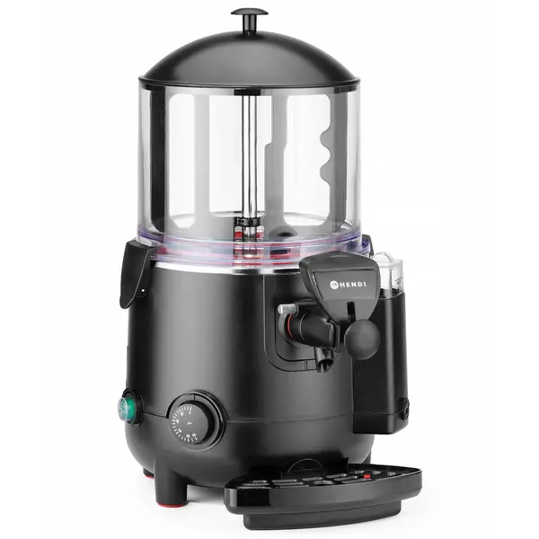 Chocolademelkdispenser | Zwart | 5L | 65°C/85°C | 1.01kW (230V) | Lekbak | 360x440x471(h)mm