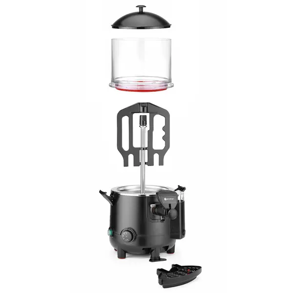Chocolademelkdispenser | Zwart | 10L | 65°C/85°C | 1.01kW (230V) | Lekbak | 300x415x580(h)mm