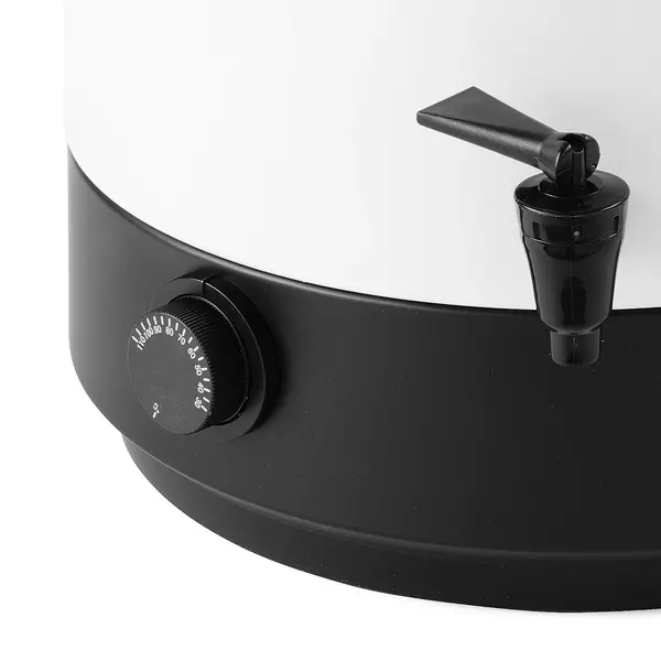 Verwarmde Drankendispenser | Wit/Zwart | 25L | 30°C/110°C | 2.5kW (230V) | Enkelwandig | 441x435x500(h)mm