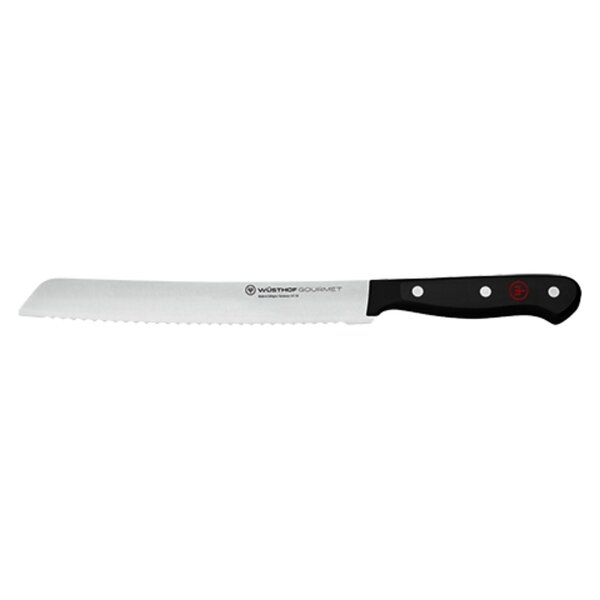 Broodgolfmes | GOURMET | RVS | Zwart | Lengte 324mm