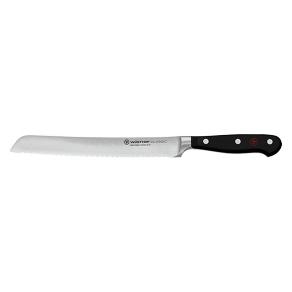 Broodgolfmes | CLASSIC | RVS | Zwart | Lengte 320mm