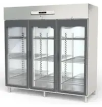 Coreco Vrieskast | 2197L (2/1 GN) | RVS | -15°C/-20°C | Geforceerd | Draaideuren | Temperatuur-/Deuralarm | 2055x860x2110/2175(h)mm 