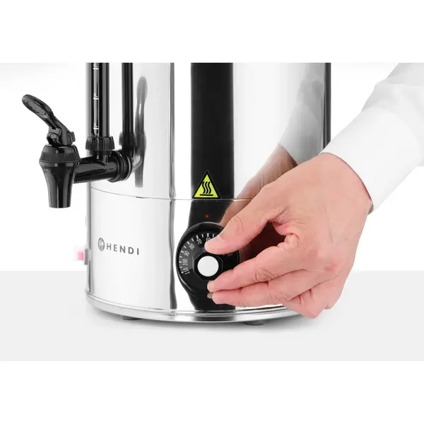 Verwarmde Drankendispenser | RVS | 9L | 30°C/110°C | 2.2kW (230V) | Enkelwandig | 370x332x472(h)mm