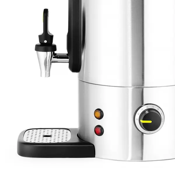 Verwarmde Drankendispenser | UNIQ (Design by Bronwasser) | RVS | 16L | 30°C/100°C | 1.65kW (230V) | Enkelwandig | Lekbak | 357x380x502(h)mm