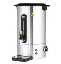 HENDI Verwarmde Drankendispenser | UNIQ (Design by Bronwasser) | RVS | 16L | 30°C/100°C | 1.65kW (230V) | Enkelwandig | Lekbak | 357x380x502(h)mm