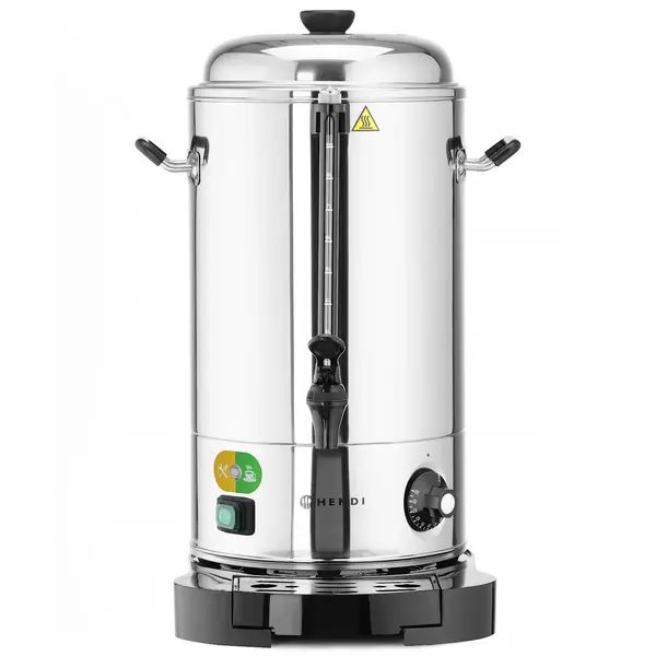 Verwarmde Drankendispenser | RVS | 9L | 30°C/110°C | 2.2kW (230V) | Dubbelwandig | Lekbak | 322x390x522(h)mm