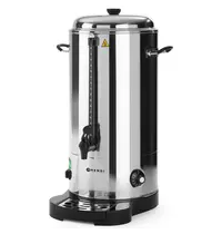 HENDI Verwarmde Drankendispenser | RVS | 18L | 30°C/110°C | 2.2kW (230V) | Dubbelwandig | Lekbak | 386x393x666(h)mm 