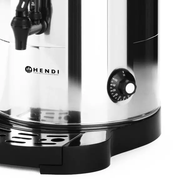 Verwarmde Drankendispenser | RVS | 18L | 30°C/110°C | 2.2kW (230V) | Dubbelwandig | Lekbak | 386x393x666(h)mm