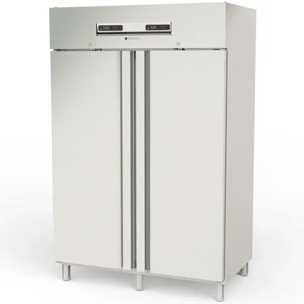 Viskoelkast | 1370L (2/1 GN) | RVS | -1°C/-5°C & -2°C/+8°C | Geforceerd | Incl. 6 Visbakken | Temperatuur-/Deuralarm | 1370x860x2110/2175(h)mm