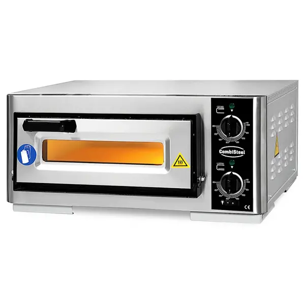 Pizzaoven | Elektrisch | 1x Ø39cm | 85°C/455°C | 3.5kW (230V) | 630x600x290(h)mm