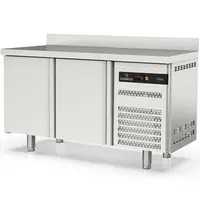 Coreco Koelwerkbank | S-LINE | 245L | 2 Deuren | -2°C/+8°C | Geforceerd | Temperatuuralarm | Achteropstand | 1495x600x850/950(h)mm