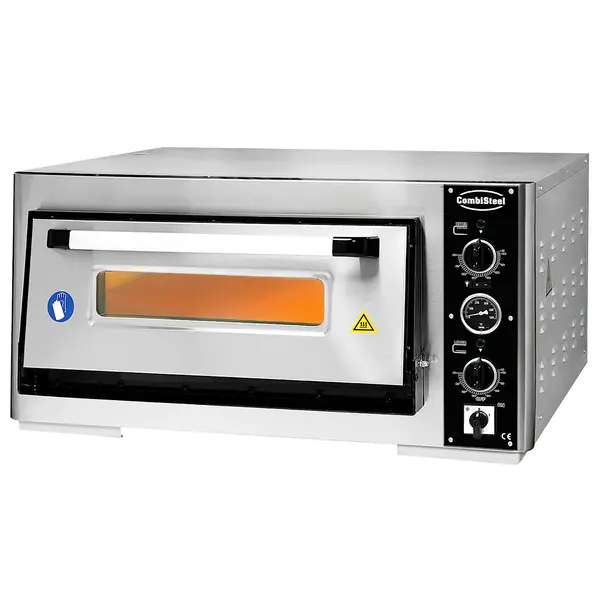 Pizzaoven | Elektrisch | 6x Ø30cm | 85°C/455°C | 6kW (400V) | 890x1100x430(h)mm
