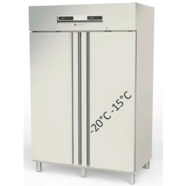 Koel-/Vrieskast | 1290L (2/1 GN) | RVS | -15°C/-20°C & -2°C/+8°C | Geforceerd | Temperatuur-/Deuralarm | 1370x860x2110/2175(h)mm