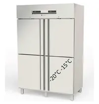Coreco Koel-/Vrieskast | 1370L (2/1 GN) | RVS | -15°C/-20°C & -2°C/+8°C | Geforceerd | Temperatuur-/Deuralarm | 1370x860x2110/2175(h)mm