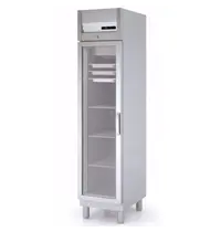 Coreco Vrieskast | Smal Model | 303L (1/1 GN) | RVS | -15°C/-20°C | Geforceerd | Temperatuur-/Deuralarm | 430x770x2040(h)mm