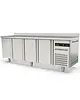 Coreco Koelwerkbank | S-LINE | 543L | 4 Deuren (1/1 GN) | -2°C/+8°C | Geforceerd | Temperatuuralarm | Achteropstand | 2245x700x850/950(h)mm 