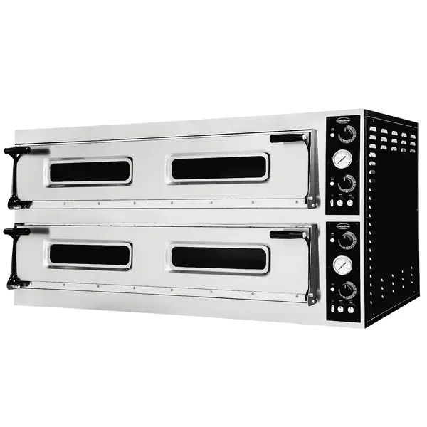 Pizzaoven Dubbel Groot | 6+6 40Øcm | 20,4kW | 1500x1074x745(h)mm