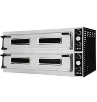 CombiSteel Pizzaoven | Dubbel (Groot) | 9+9 Ø35cm | 30.6kW (400V) | 1500x1314x745(h)mm