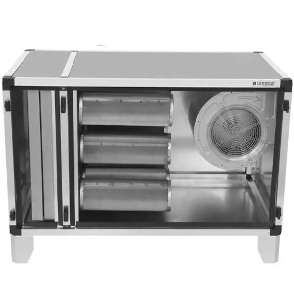 Geurfilterkast FTBK | 5.5A | 4250m3/u | 0.55kW | 15 Carbonfilters + 2 Cassette Filters | 1200x700x700(h)mm