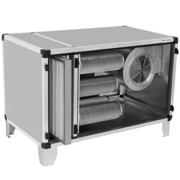 Geurfilterkast FTBK | 5.5A | 4250m3/u | 0.55kW | 15 Carbonfilters + 2 Cassette Filters | 1200x700x700(h)mm