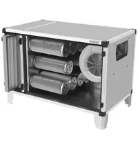 UNNINOX Geurfilterkast FTBK | 7.0A | 5000m3/u | 0.75kW | 18 Carbon Filters + 2 Cassette Filters | 1500x790x790(h)mm