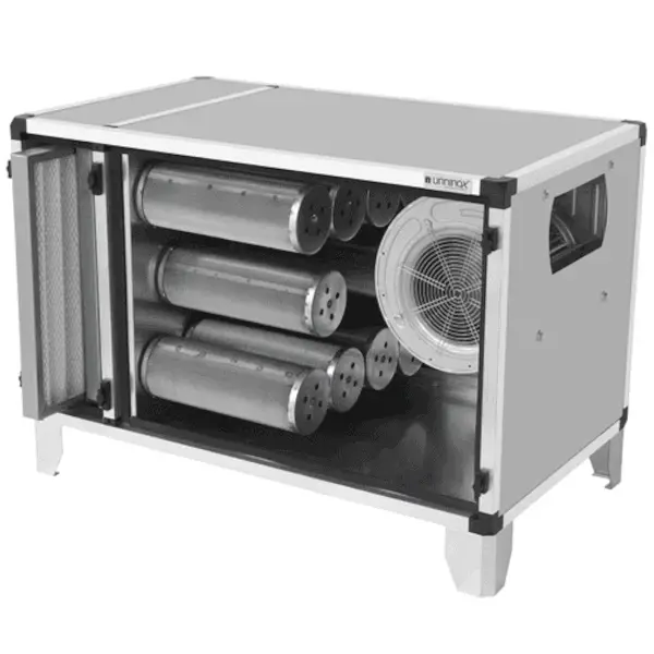 Geurfilterkast FTBK | 7.0A | 5000m3/u | 0.75kW | 18 Carbon Filters + 2 Cassette Filters | 1500x790x790(h)mm