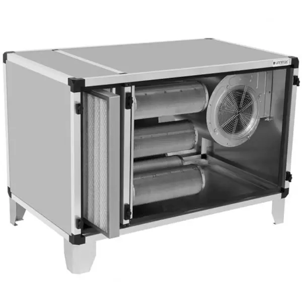 Geurfilterkast FTBK | 7.0A | 4000m3/u | 0.75kW | 18 Carbon Filters + 2 Cassette Filters | 1500x790x790(h)mm