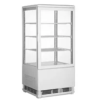 CombiSteel Koelvitrine | 68L | Wit | 0°C/+12°C | 4 Niveaus | 428x386x885(h)mm 