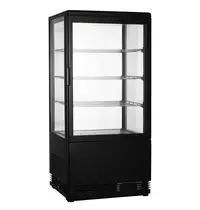 CombiSteel Koelvitrine | 68L | Zwart | 0°C/+12°C | 4 Niveaus | 428x386x885(h)mm 