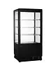 CombiSteel Koelvitrine | 68L | Zwart | 0°C/+12°C | 4 Niveaus | 428x386x885(h)mm 
