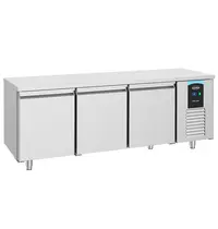 CombiSteel Bakkerij Koelwerkbank | PRO LINE | 615L | 3 Deuren (EN600x400) | -2°C/+8°C | Geforceerd | 2100x800x850(h)mm 