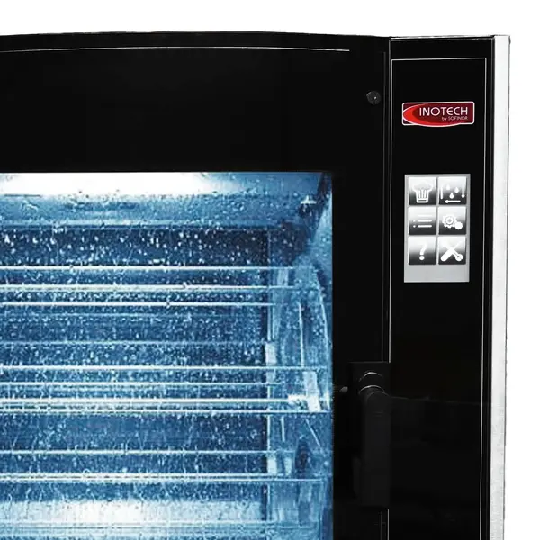 Kippengrill | AUTO-CLEAN | Elektrisch | 8 Korven | 24-32 Kippen | 12.3kW (400V) | Bevochtiging (Automatisch) | Zelfreiniging | Touchscreen | 1010x940x1215(h)mm