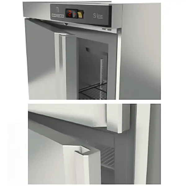 Koelkast | S-LINE | 505L | RVS | -2°C/+8°C | Geforceerd | Temperatuur-/Deuralarm | 660x735x2160(h)mm