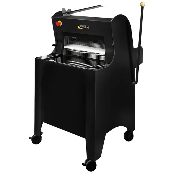 Broodsnijmachine | BYZANCE | Brood 440x330mm/Ø330mm | Snijdikte 9/11/13mm | Semi-Automatisch | 0.55kW (400V) | 615x716x735/1205(h)mm