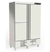 Coreco Koelkast | S-LINE | 1201L | RVS | -2°C/+8°C | Geforceerd | Temperatuur-/Deuralarm | 1350x735x2160(h)mm 