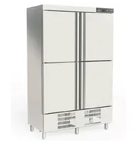 Coreco Koelkast | S-LINE | 1201L | RVS | -2°C/+8°C | Geforceerd | Temperatuur-/Deuralarm | 1350x735x2160(h)mm 